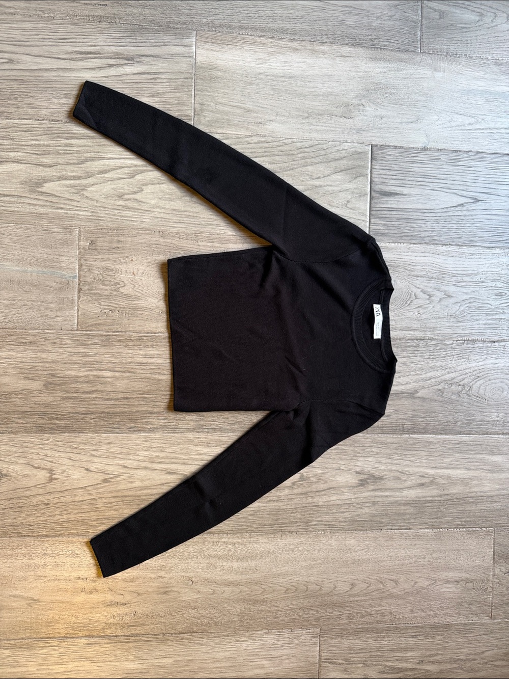 Zara Black Crewneck Women's Sweater